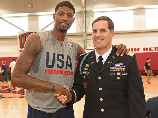 Wounded Warriors and USA Basketball