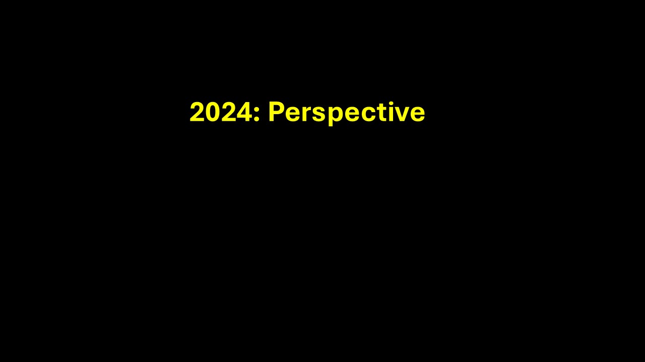 My One Word for 2024: Perspective