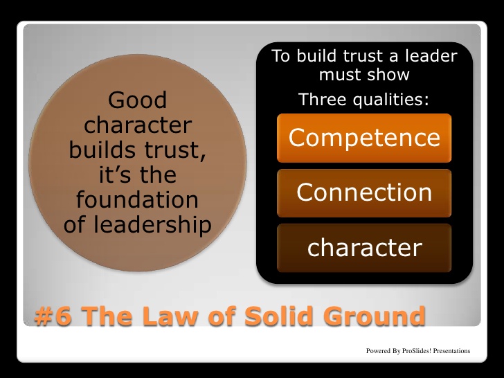 #6 Law of Solid Ground