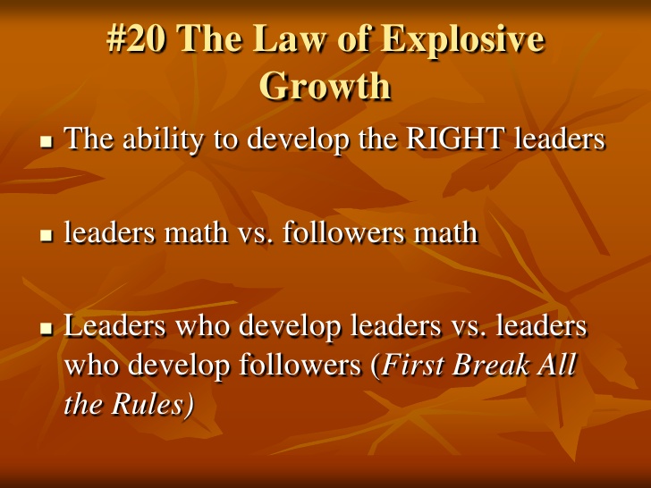 Are You Attracting Followers or Growing Leaders? Continued